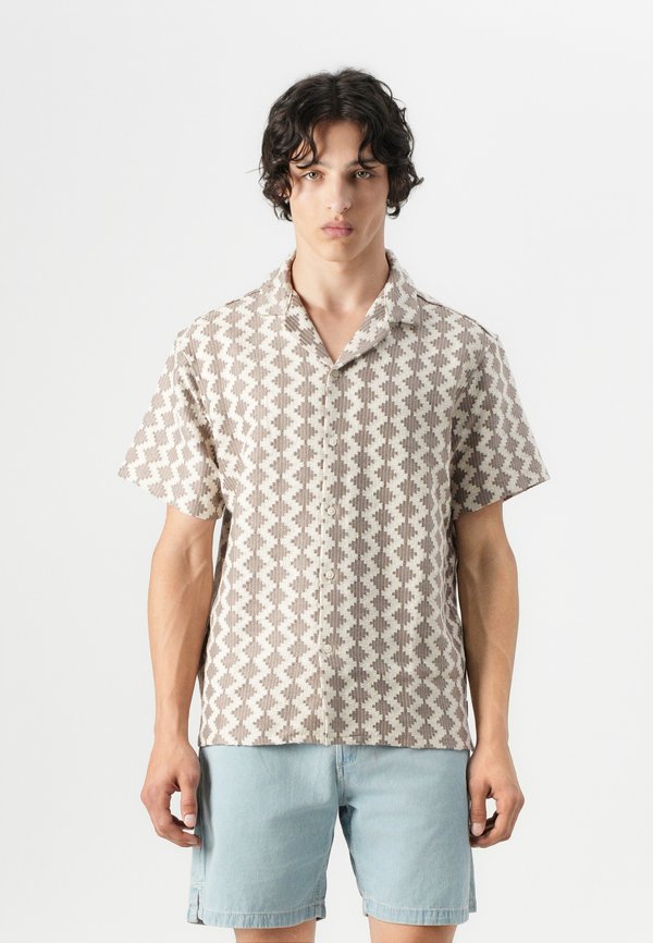 Jack & Jones Resort Relaxed Fit - Shirt - mocha/meringue