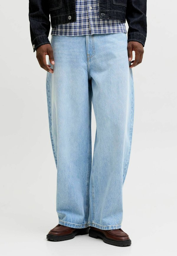 Jack & Jones Barrel fit JJIJOEY JJCREW NS 870 ST LN - Baggy Jeans - blue denim