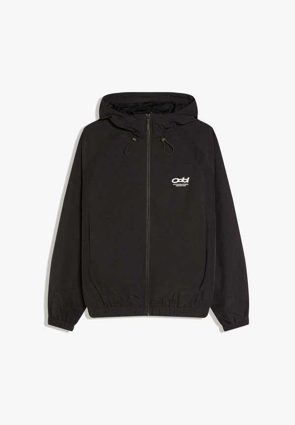 Bershka HOODED TECHNICAL - Light jacket - black