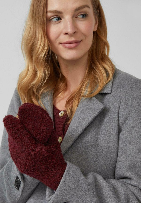 s.Oliver Mittens - bordeaux