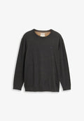 TOM TAILOR PLUS - MIT LOGO - Jumper - black grey melange