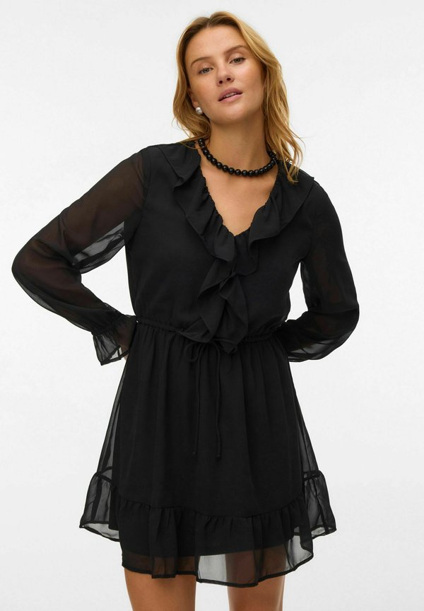 Vero Moda VMDORA Short - Day dress - black