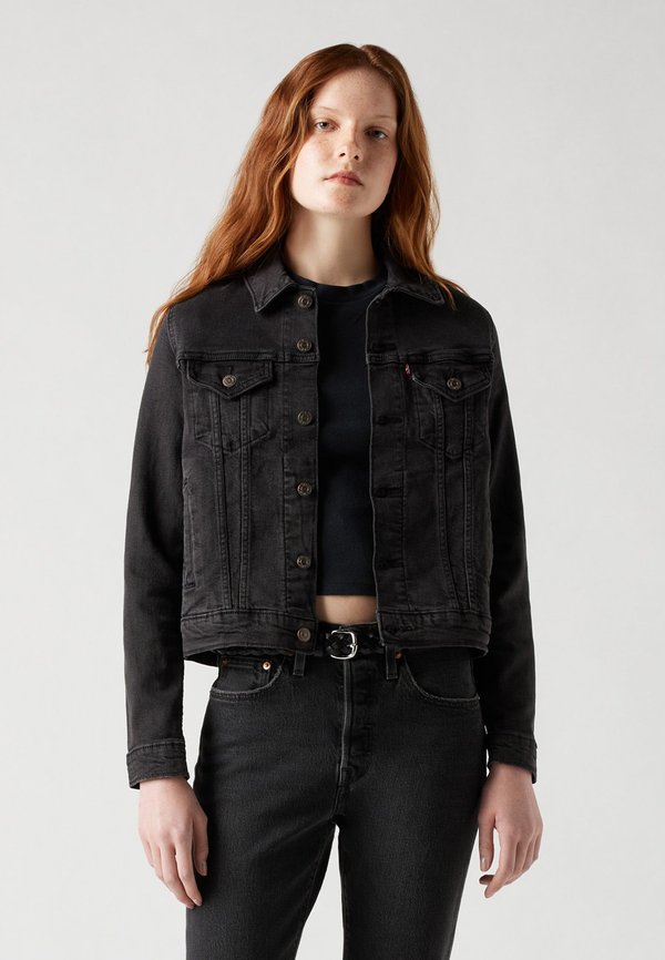 Levi's® ORIGINAL TRUCKER - Denim jacket - black