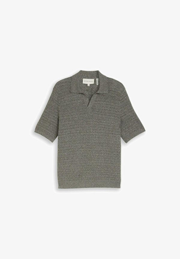 TOM TAILOR Polo shirt - deep leaf green melange