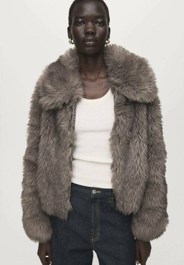 Mango Winter jacket - grey