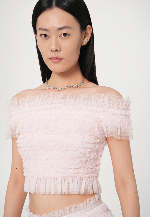 Needle & Thread HATTIE SMOCKED OFF SHOULDER