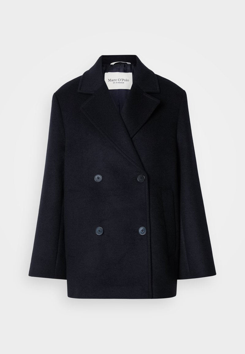 LAPEL COLLAR DOUBLE BREASTED FULLY LINED Media 1