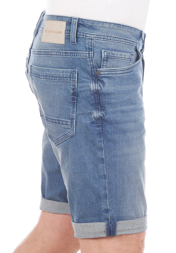 TOM TAILOR Denim shorts - light stone blue denim