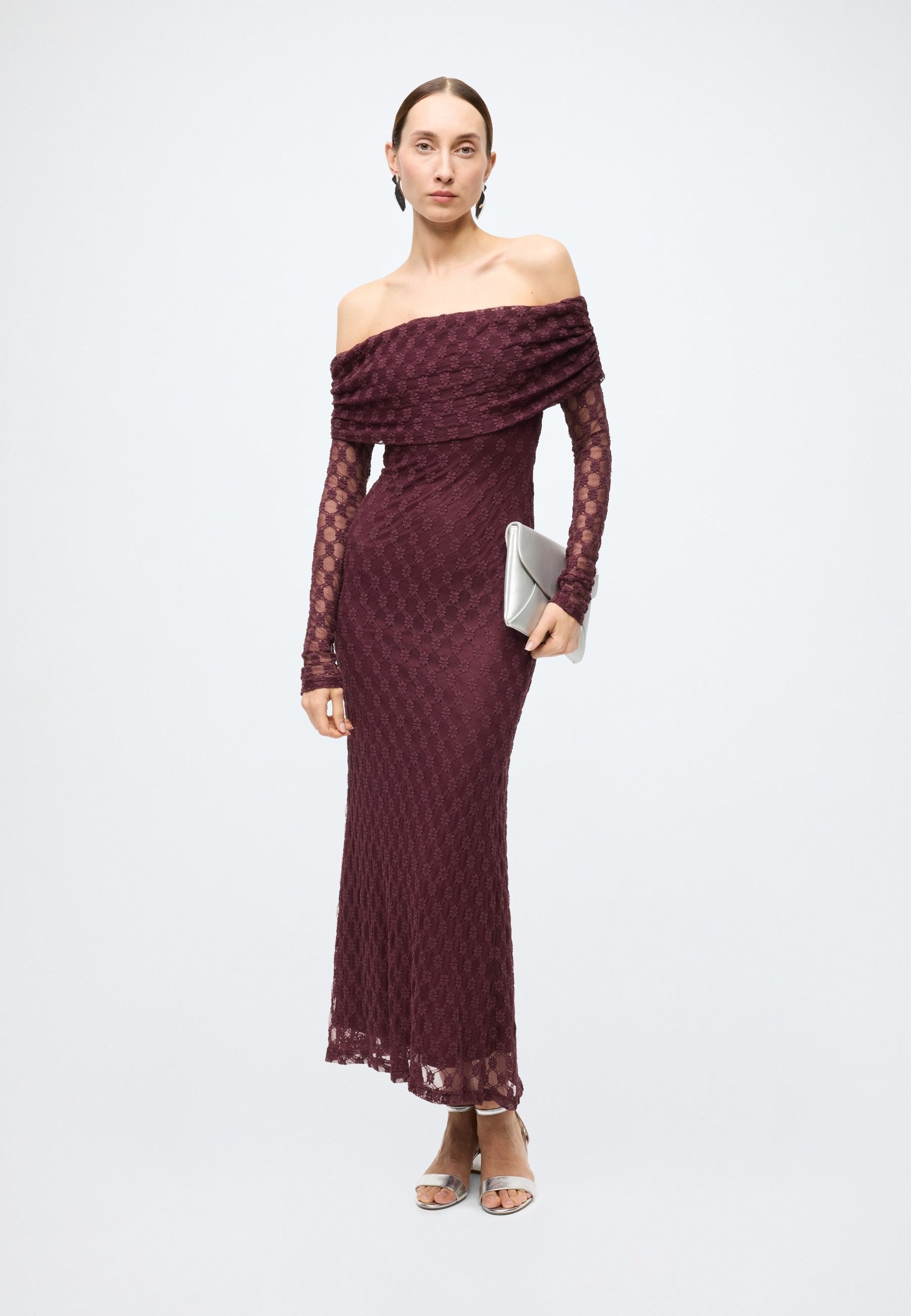 Bardot ADONI OFF SHOULDER MAXI DRESS