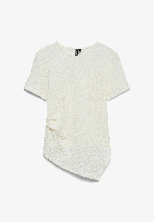 Vero Moda T-SHIRT VMALISSIA TOP - Top - snow white