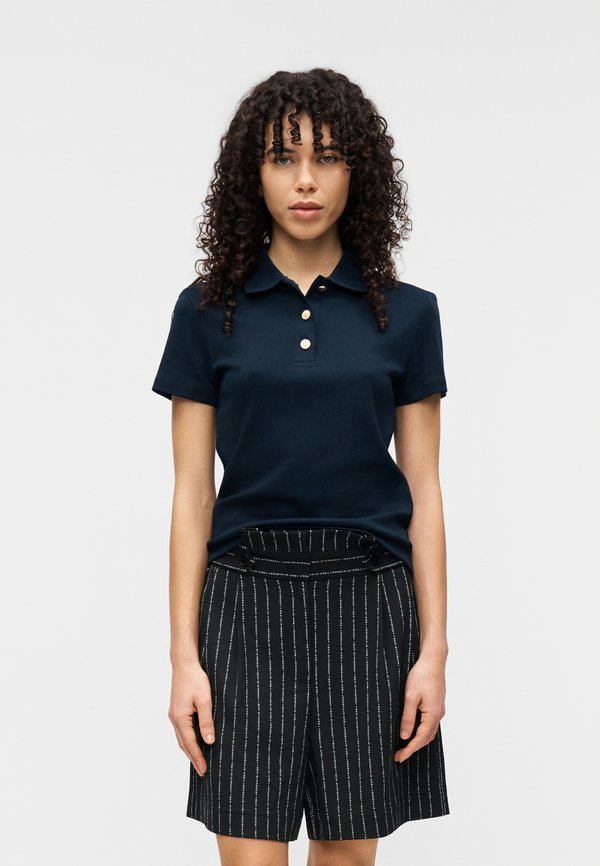 Tommy Hilfiger SLIM FIT GOLD-TONE BUTTON POLO SHIRT - Polo shirt - dark night navy