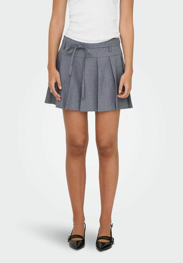 ONLY Skater ONLLINDA Skater Short - A-line skirt - medium grey melange