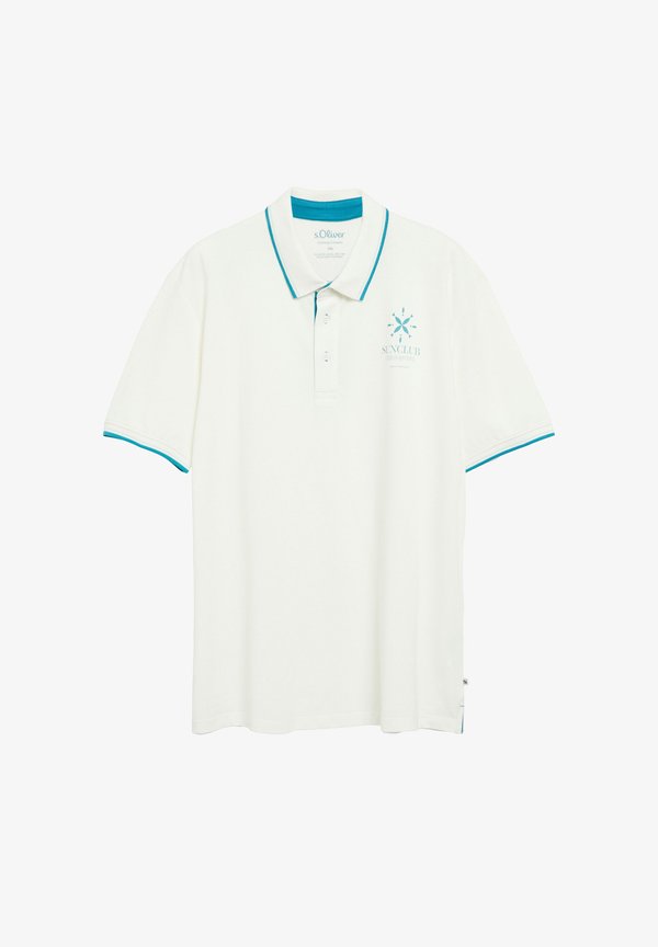 s.Oliver POLO-SHIRT - Polo shirt - ecru