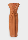 Stefanel LUREX DRESS  GINGER ROOT
