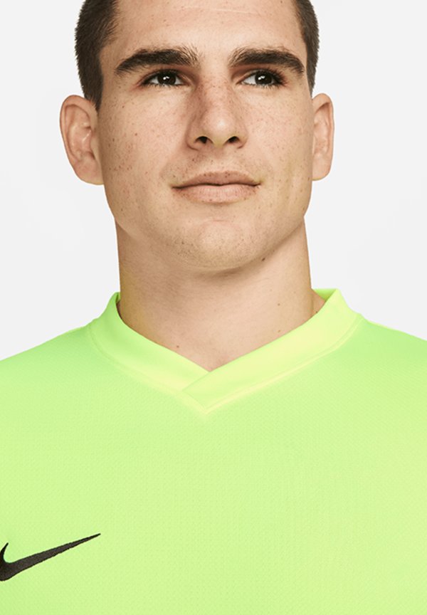 Nike Performance TIEMPO PRE - Football jersey - volt midnight navy black