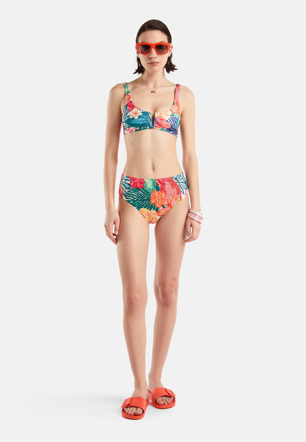 United Colors of Benetton HIGH-WAISTED FLORAL