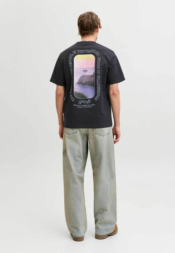Jack & Jones T- - Print T-shirt - black