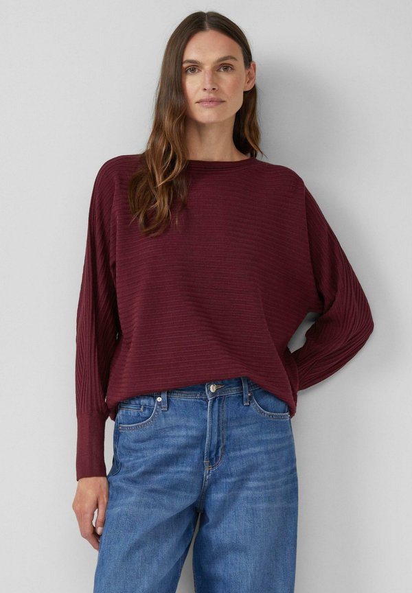 s.Oliver PULLOVER - Jumper - bordeaux