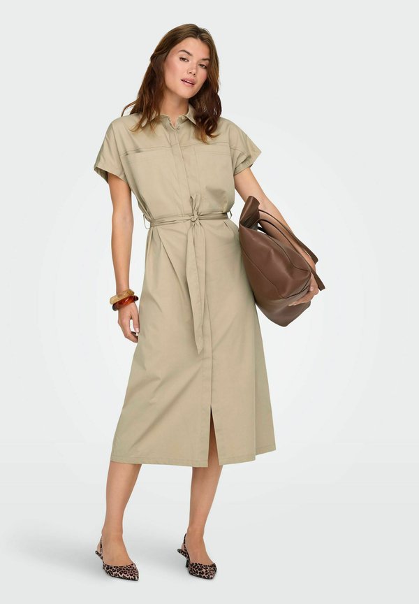 ONLY ONLTANNY Long - Shirt dress - safari