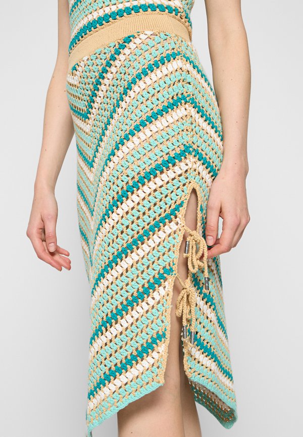 Guess LONGUETTE SKIRT, FOR WOMEN, MULTICOLOR, WITH LOGO