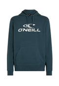 Kapuzensweatshirt in Teal mit einer Kängurutasche. Mit weißem "O'Neill"-Logo und Zugbändern. Weicher, strukturierter Stoff mit gerippten Bündchen.