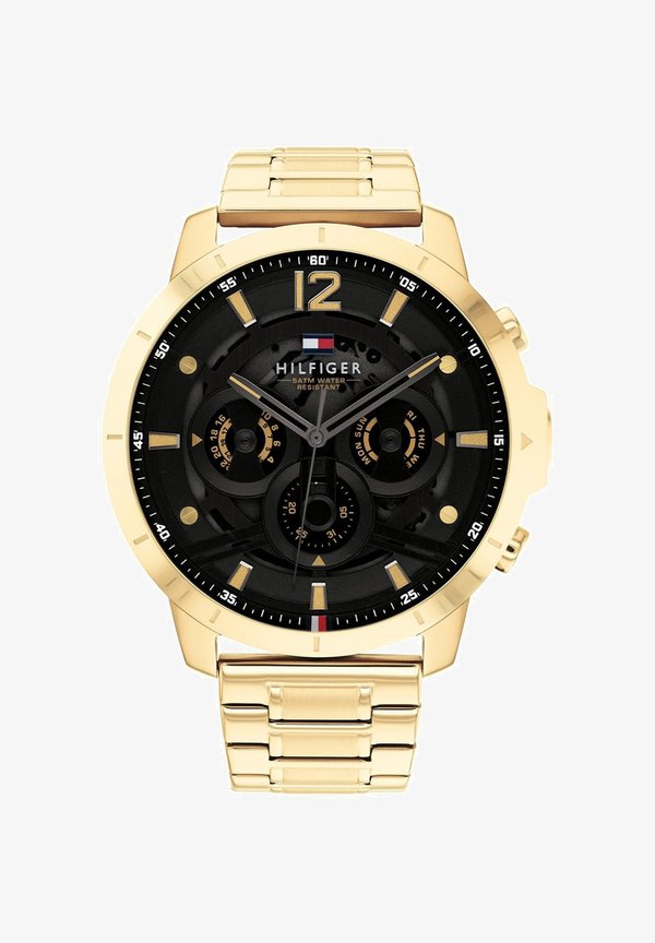 Tommy Hilfiger Chronograph watch - gold coloured black