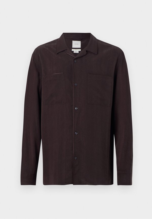 Calvin Klein GLOSSY CAMP COLLAR EASY SHIRT