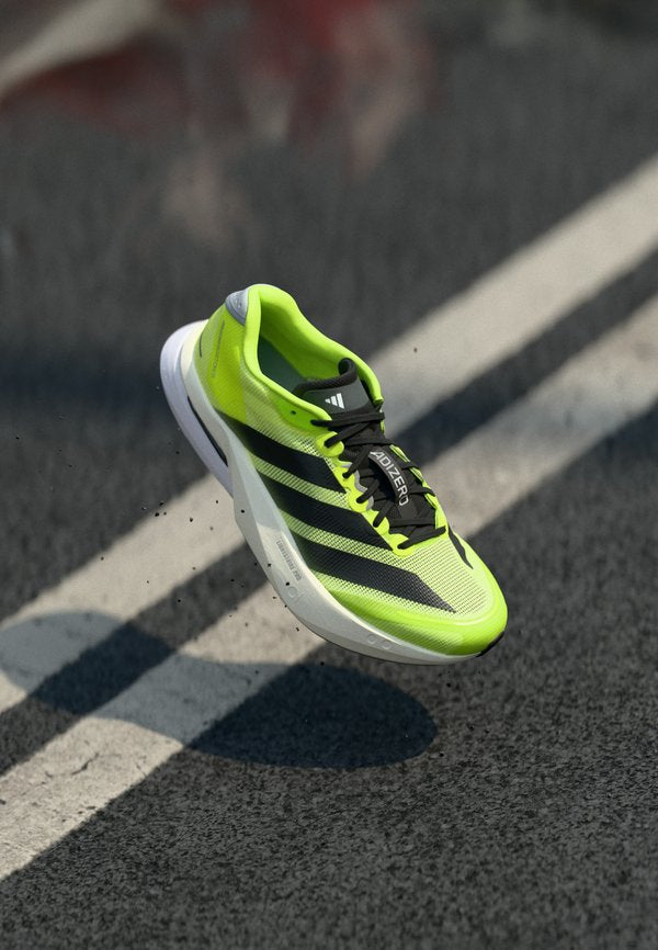 adidas Performance ADIZERO BOSTON 13 M - Road running shoes - lucid lemon/core black/halo silver-colored