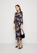 VILA VIOLIVIA MIDI BELT DRESS