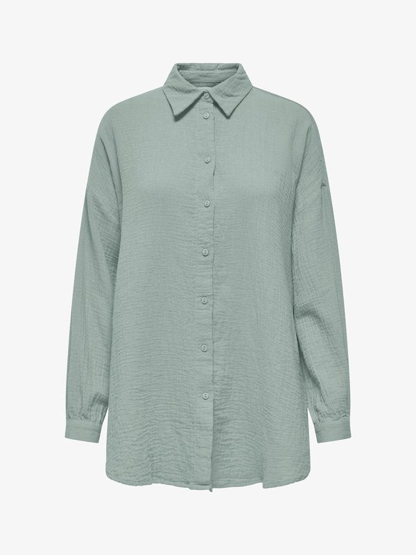ONLY ONLTHYRA - Button-down blouse - abyss