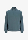 Jack & Jones JJEBRADLEY SWEAT HALF ZIP NOOS - Sweatshirt - blue mirage