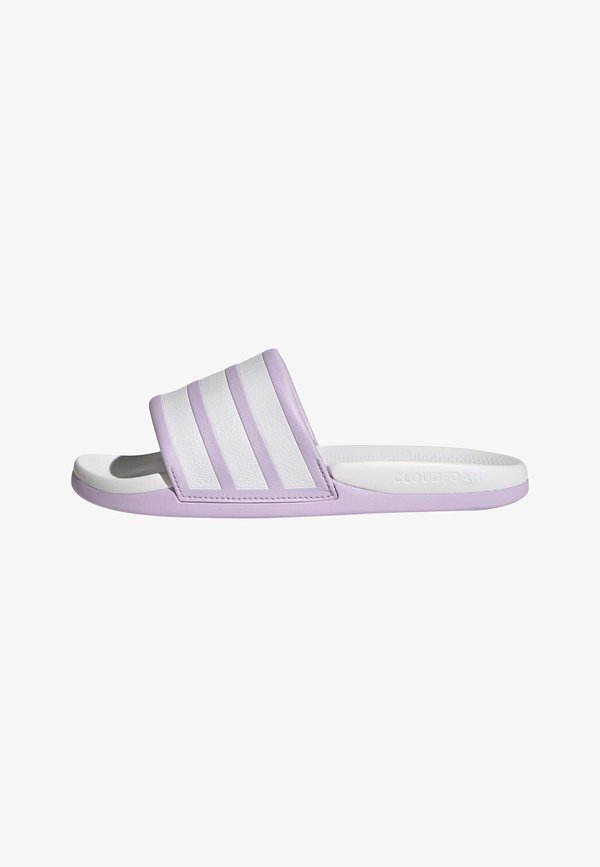 adidas Sportswear ADILETTE COMFORT 2.0 SLIDES - Pool slides - ice lavender/ftwr white/ftwr white