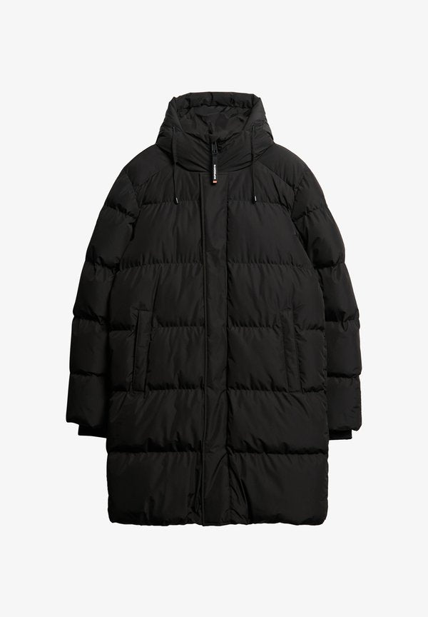 Superdry & Co SUPERDRY HOODED SPORTS PUFFER JACKET... - Winter coat - black