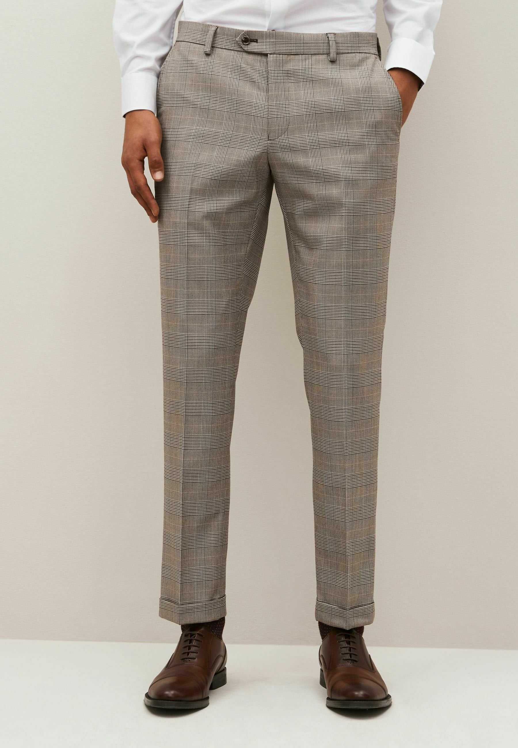 Next SLIM FIT CHECK CHINOS