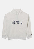 LOGO TERRY QUARTER-ZIP SWEATSHIRT Media 1