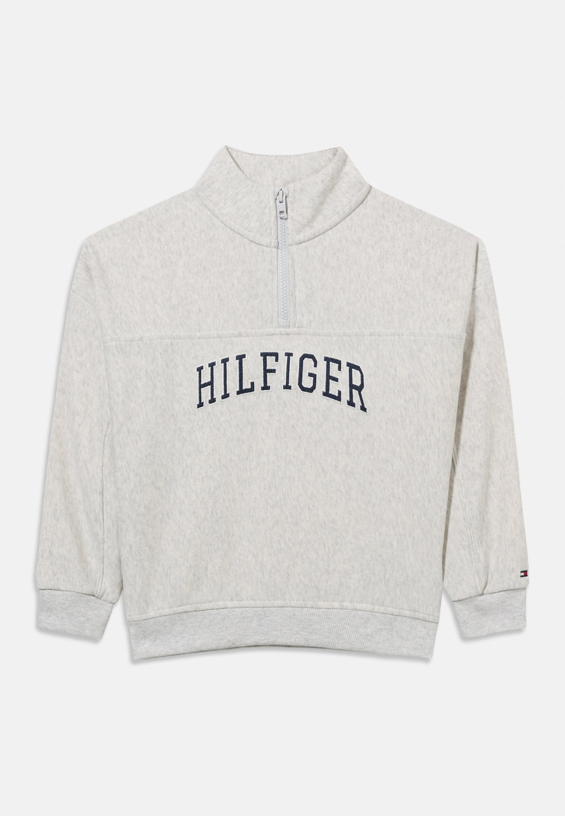 LOGO TERRY QUARTER-ZIP SWEATSHIRT Media 1