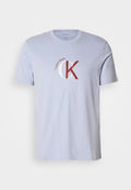 Calvin Klein Jeans GRAPHIC - Print T-shirt - casual blue