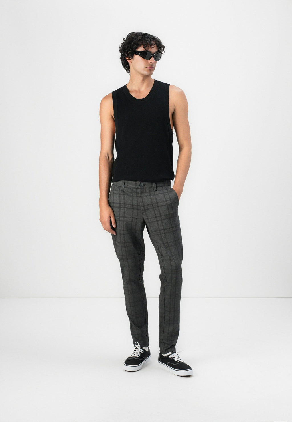 ONSMARK CHECK PANT Media 2