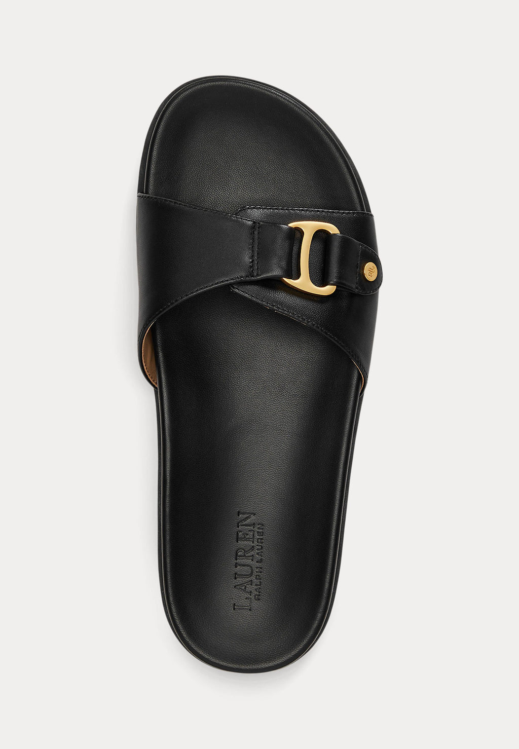 Lauren Ralph Lauren TASHA LEATHER SLIDE SANDAL