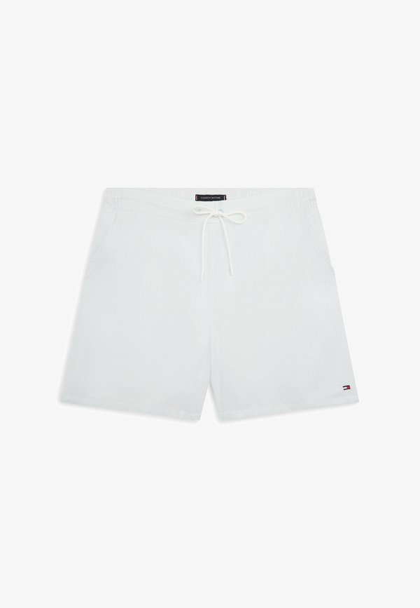 Tommy Hilfiger ESSENTIAL ITHACA STRIPE MID LENGTH  - Swimming shorts - sail blue   ecru ithaca