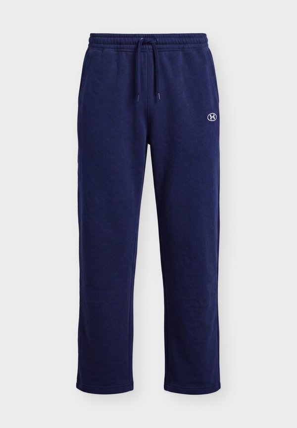 Under Armour RIVAL PANTS - Tracksuit bottoms - midnight navy/white
