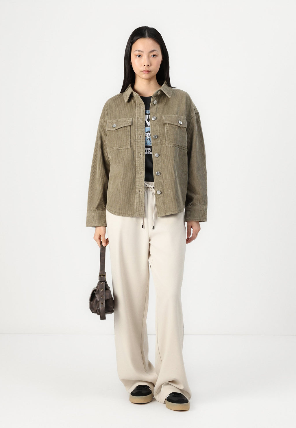 ONLY ONLGINNY WIDE PULL UP PANT