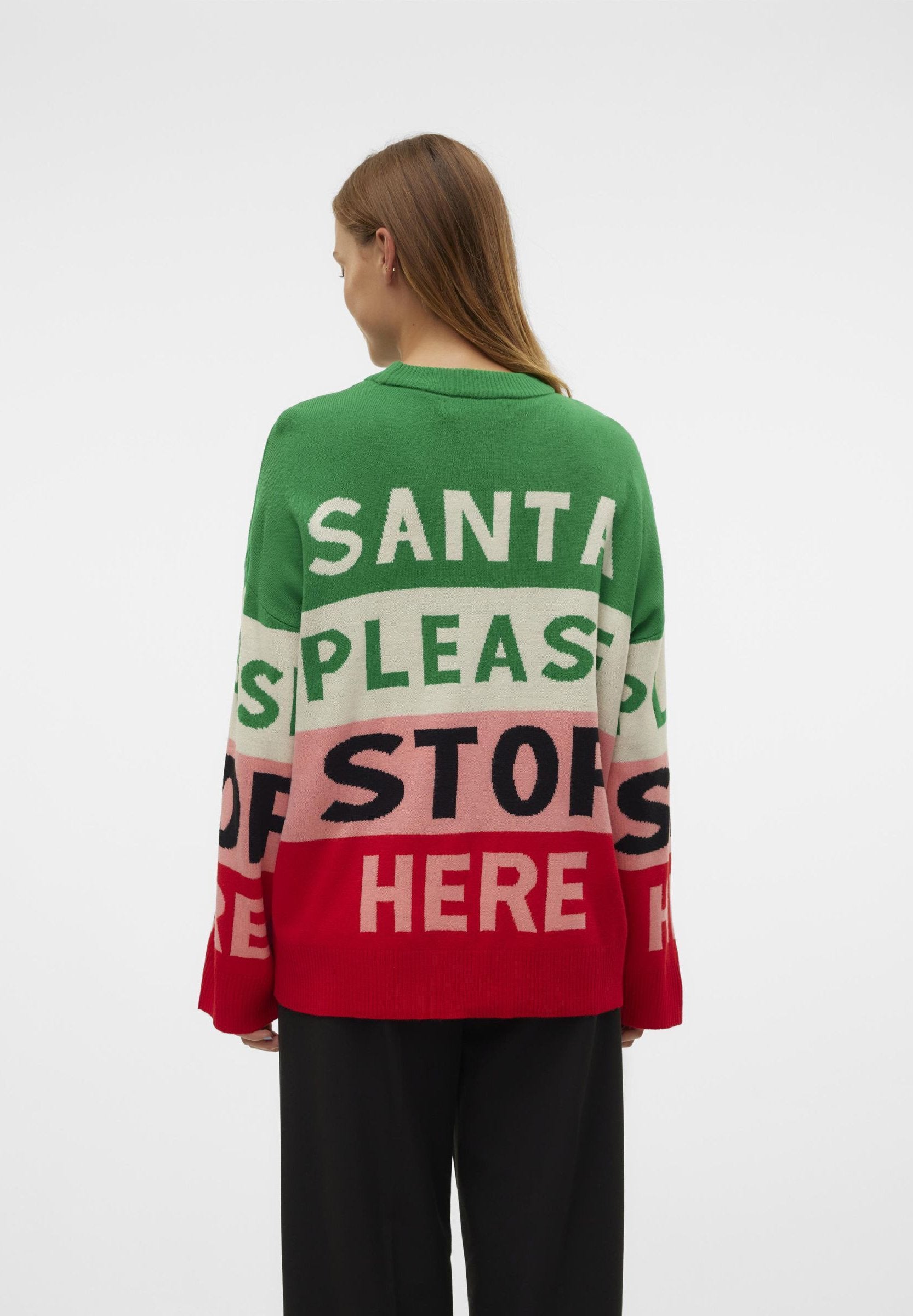Vero Moda VMSANTATEXT LS O-NECK XMAS