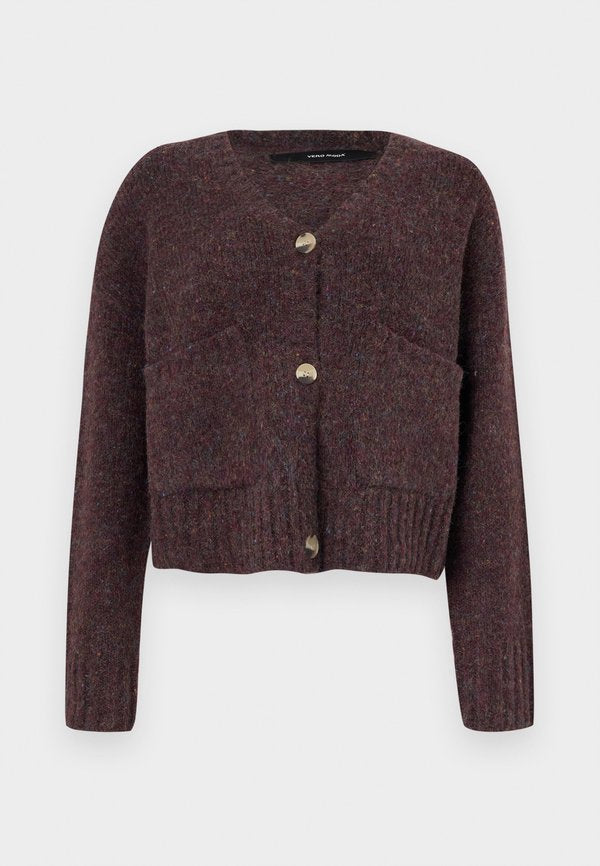 Vero Moda Knitted VMINGRID Knit - Cardigan - wine tasting