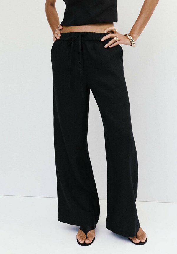 Mango ADULT - Trousers - black