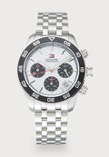 Tommy Hilfiger Chronograph watch - silver-coloured/black