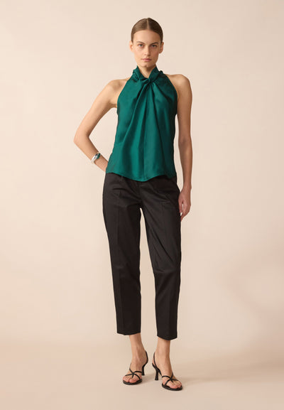 Anna Field SATIN KNOT HALTER BLOUSE
