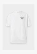 Calvin Klein Jeans 16S APRIL GRAPHIC SEASONAL FASHI UNISEX - Print T-shirt - bright white