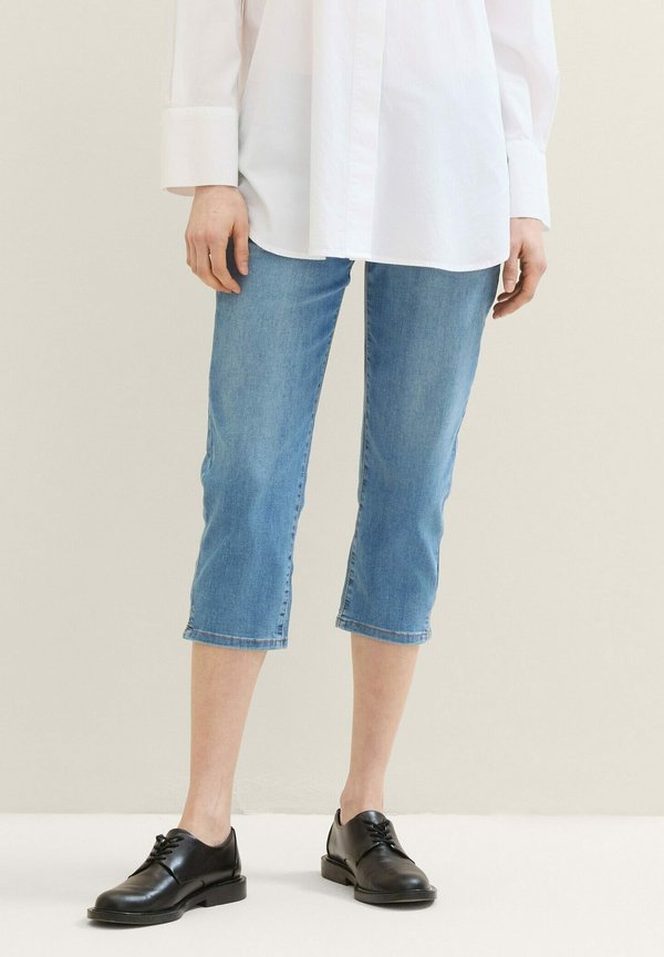TOM TAILOR TTKATE Capri - Slim fit jeans - light stone wash denim