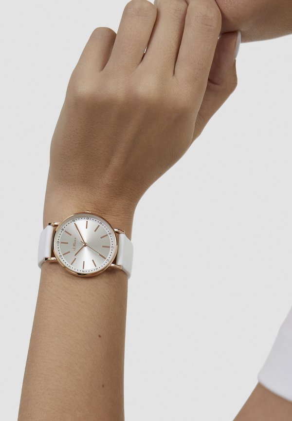 s.Oliver MODERN STATEMENT - Watch - weiß